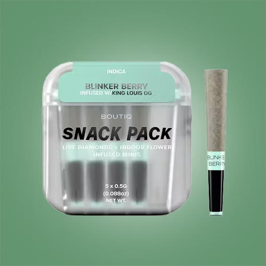 Boutiq Snack Pack 5ct Mini Prerolls