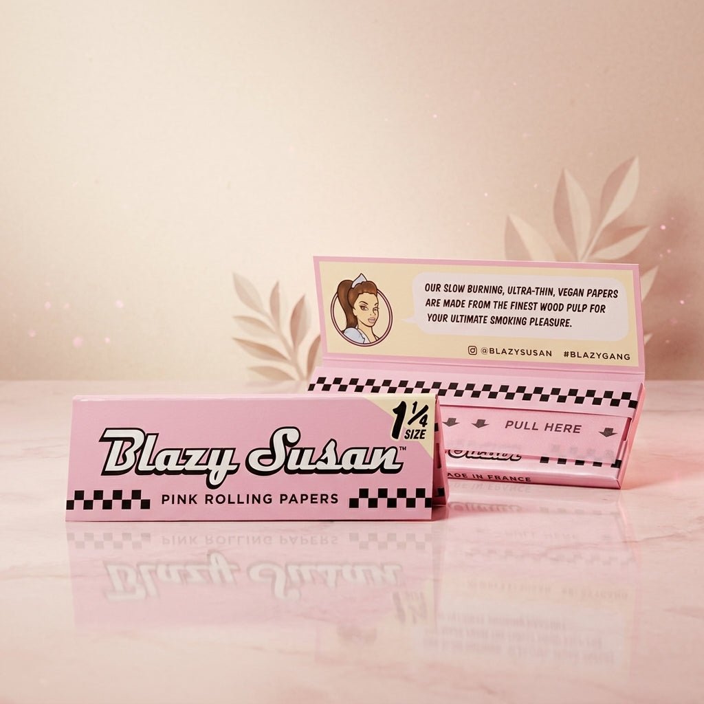 Blazy Susan 1-1/4" Rolling Papers - THCA - The Green House Houston