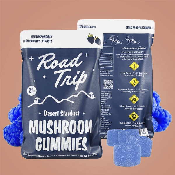 Road Trip Desert Stardust Gummies 8ct - THCA - The Green House Houston
