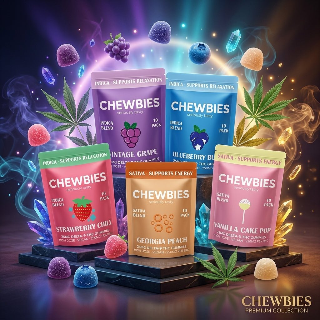 Chewbies 250mg 10ct Bag - THCA - The Green House Houston