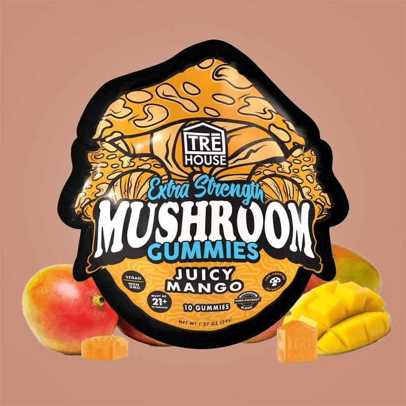 Tre House Extra Strength Mushroom Gummies 10ct - THCA - The Green House Houston