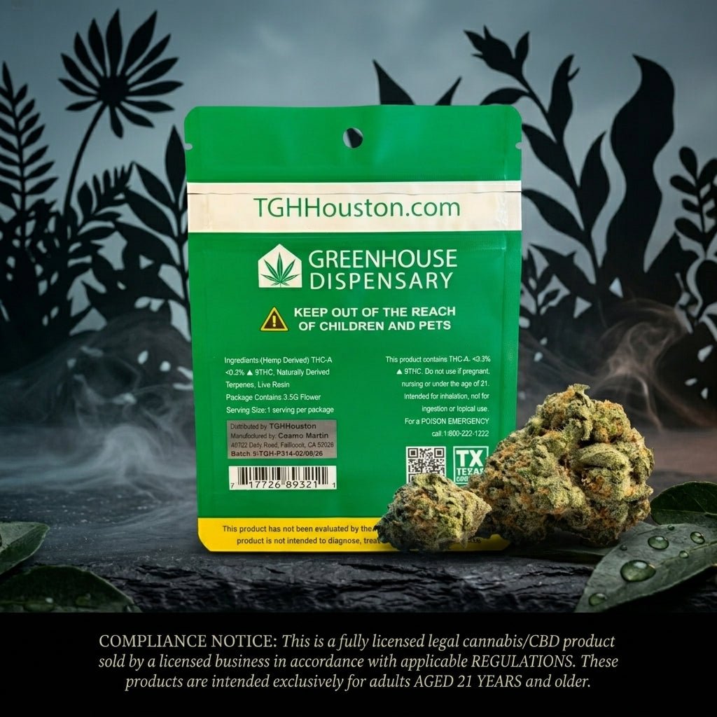 Light Dep Indica - THCA - The Green House Houston