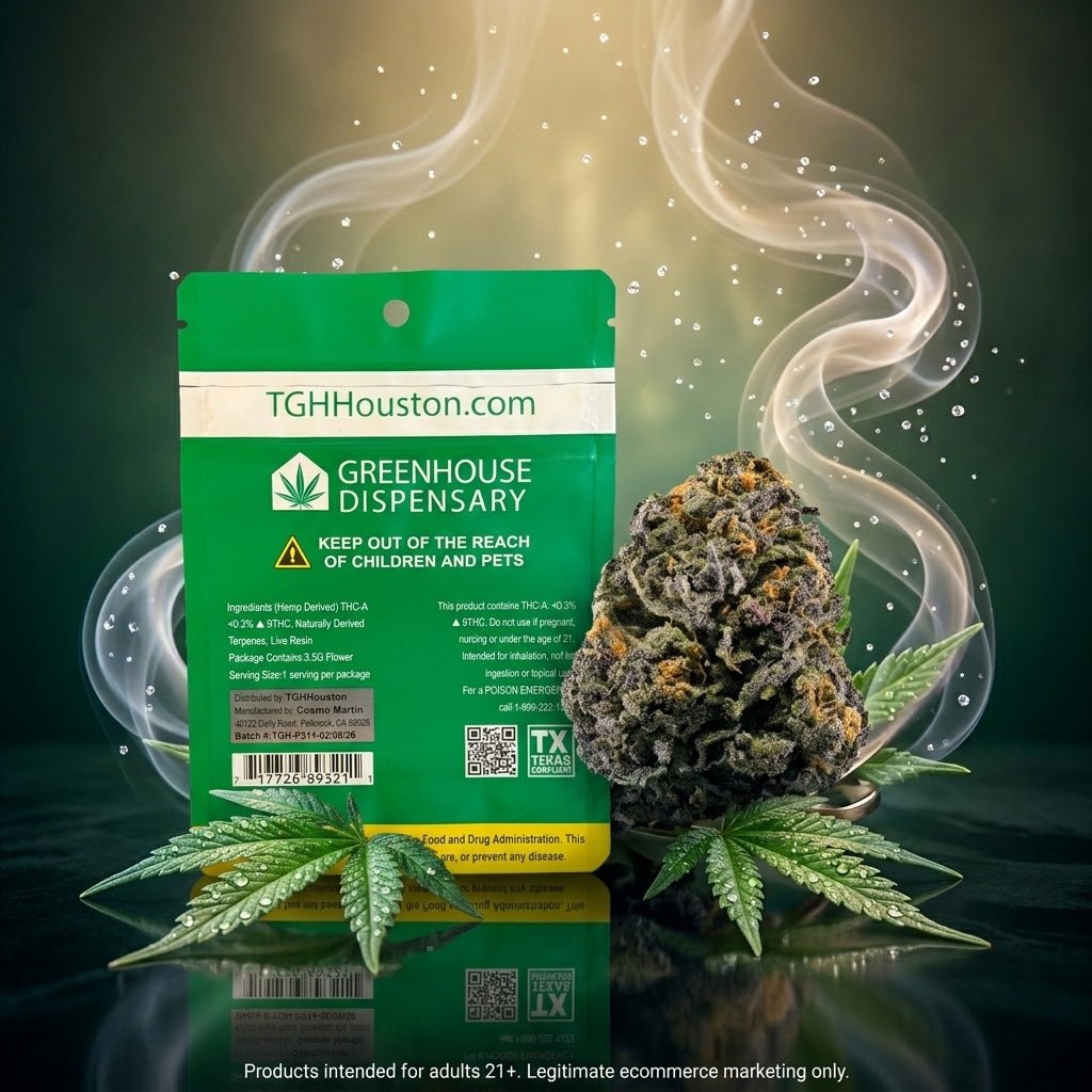 ⁠Light Dep Sativa - THCA - The Green House Houston