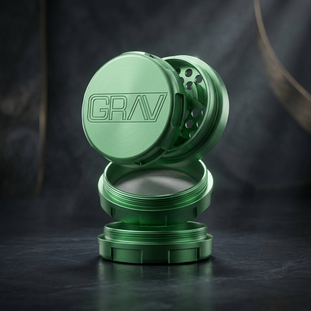 GRAV 3-Piece Grinder - THCA - The Green House Houston