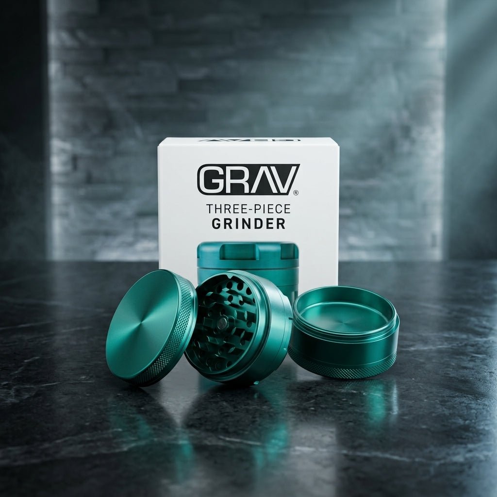 GRAV 3-Piece Grinder - THCA - The Green House Houston