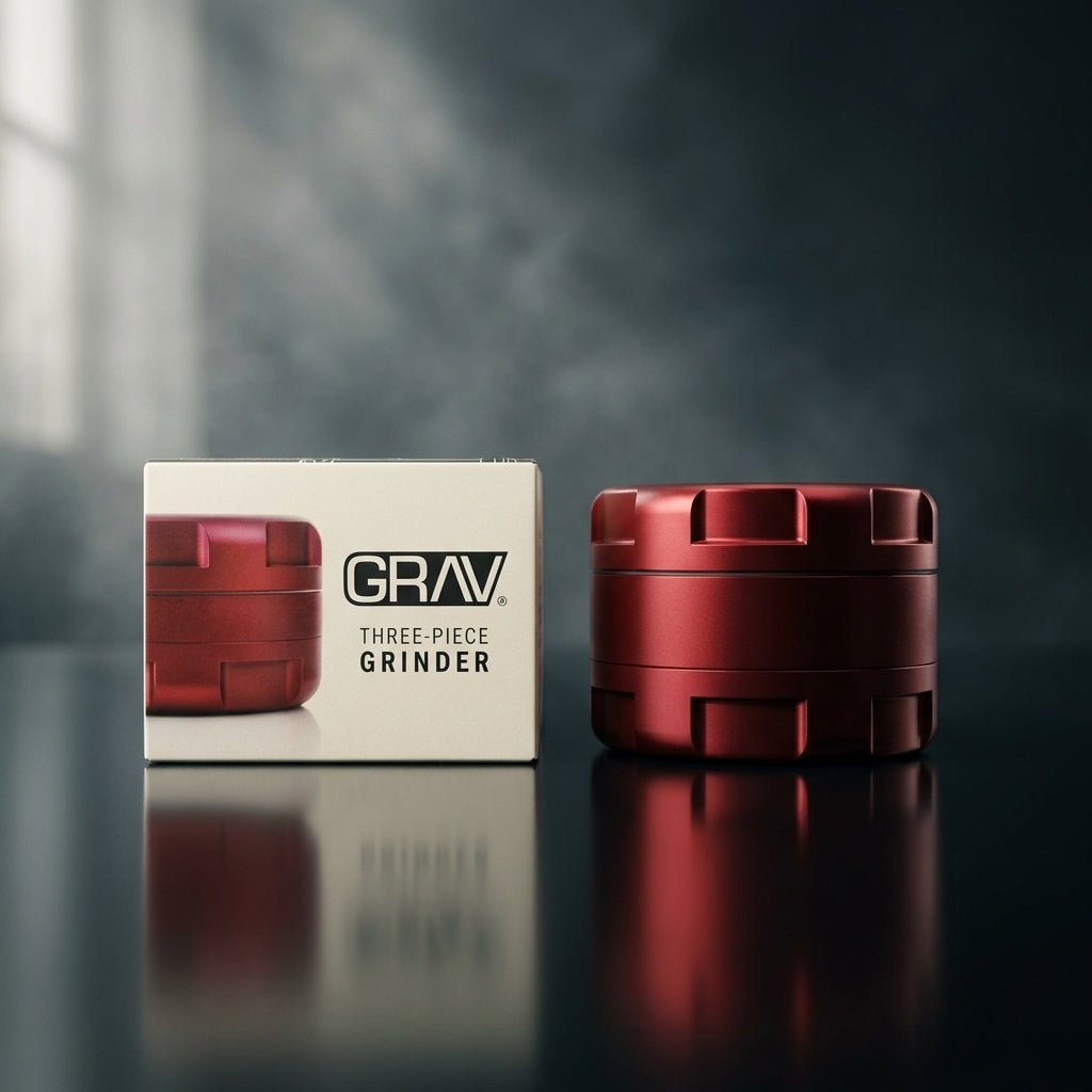GRAV 3-Piece Grinder - THCA - The Green House Houston