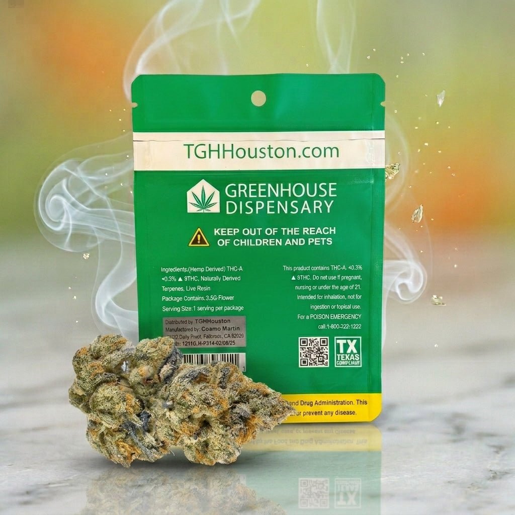 ⁠Mid Grade Hybrid - THCA - The Green House Houston