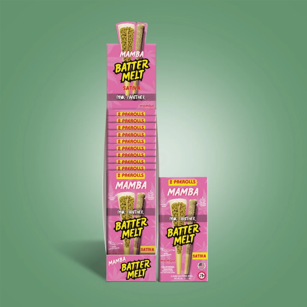 Mamba Batter Melt Prerolls 2ct - THCA - The Green House Houston
