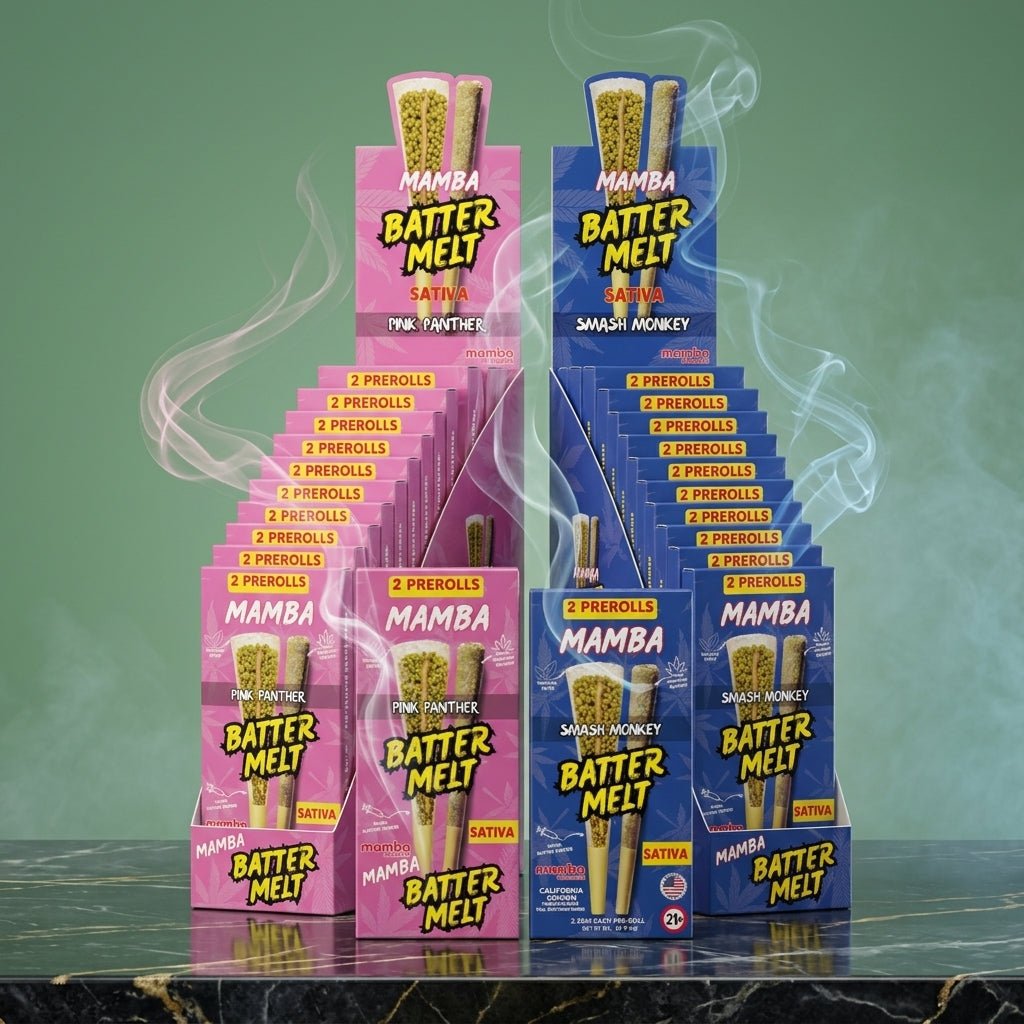 Mamba Batter Melt Prerolls 2ct - THCA - The Green House Houston