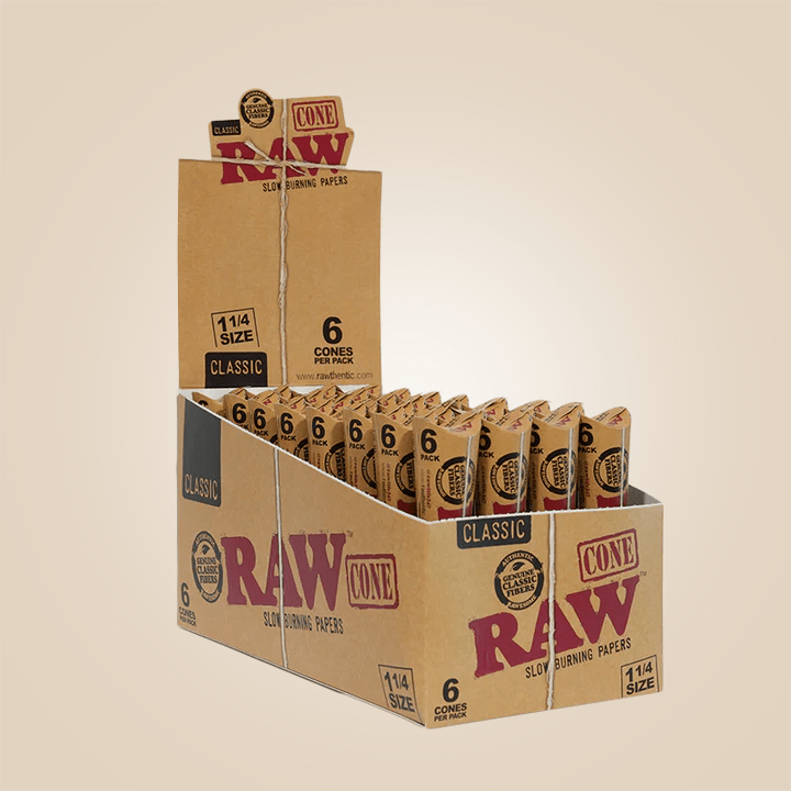 Raw Classic 1¼ Cones - THCA - The Green House Houston