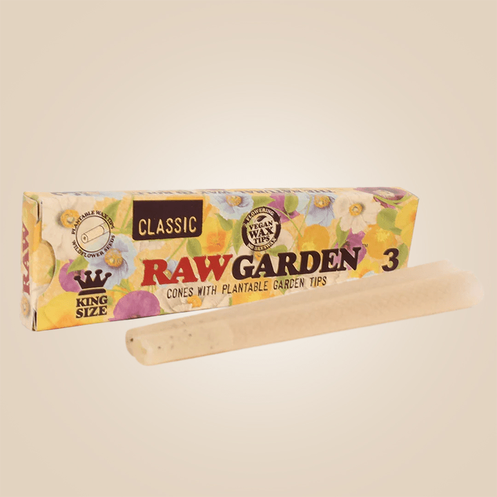 RAW Classic King Size Garden Cones - THCA - The Green House Houston