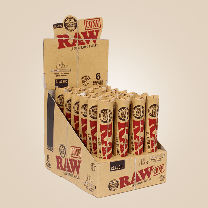 RAW Classic Lil Lean Cones - THCA - The Green House Houston