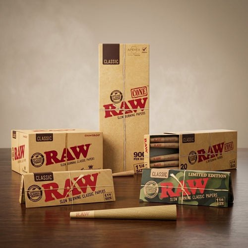 RAW Classic Connoisseur Rolling Papers - THCA - The Green House Houston