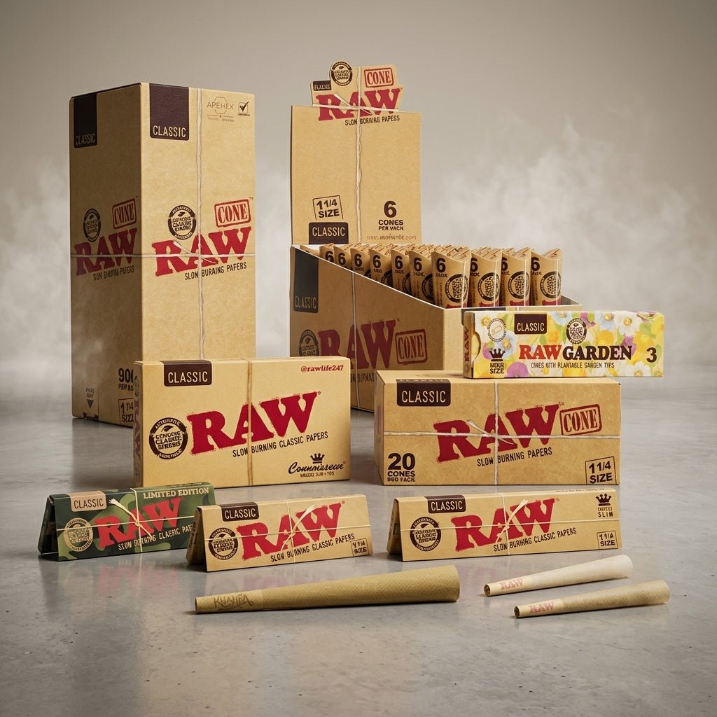 RAW Classic Lean Cones - THCA - The Green House Houston