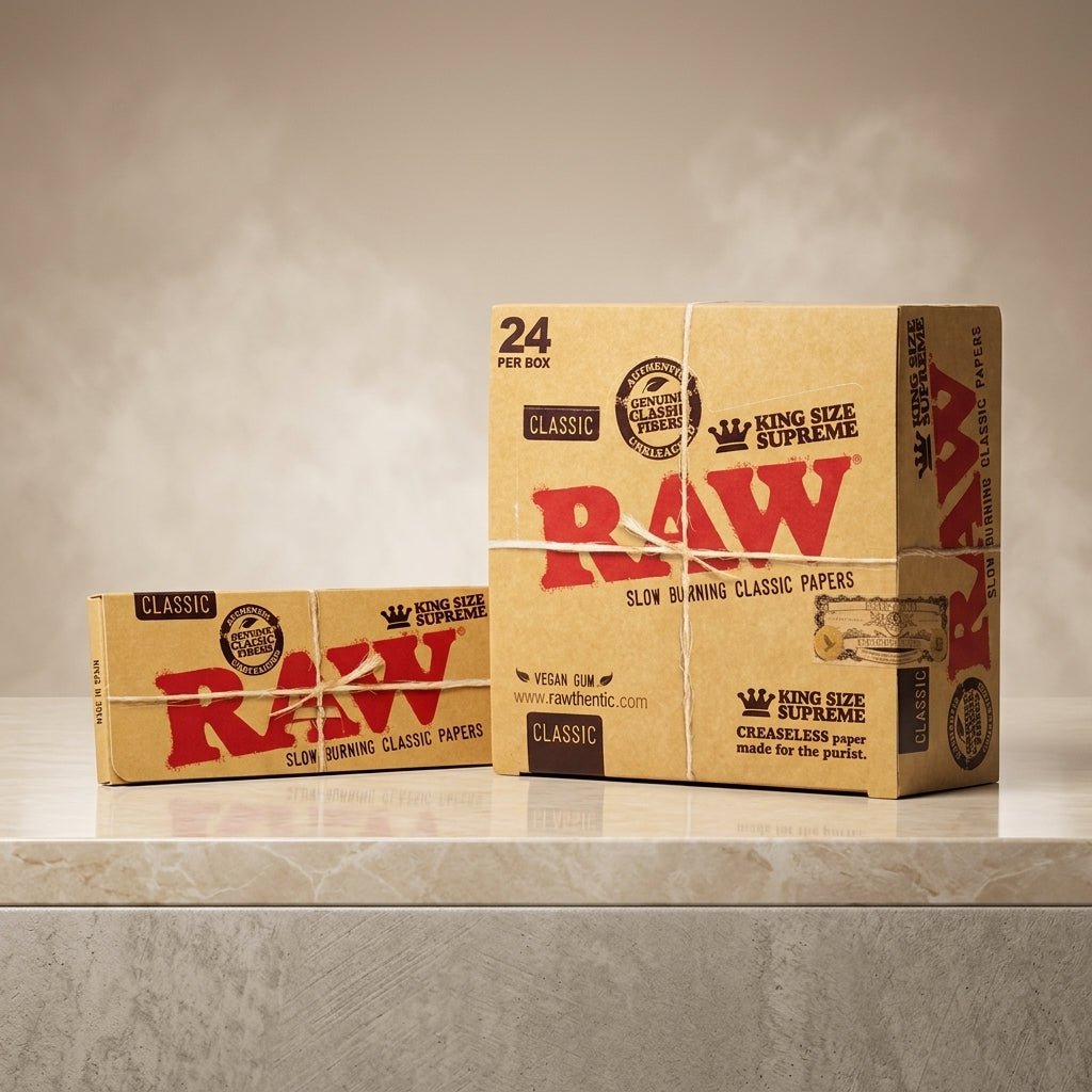 RAW King Size Supreme Rolling Papers - THCA - The Green House Houston