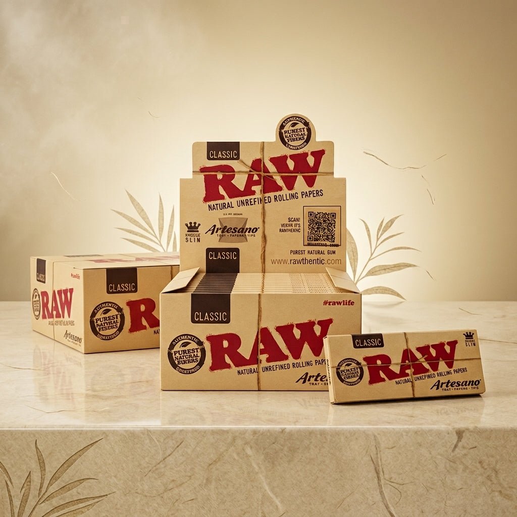 RAW Artesano Tray Rolling Papers - THCA - The Green House Houston