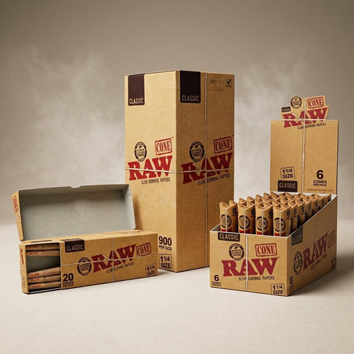 Raw Classic 1¼ Cones - THCA - The Green House Houston