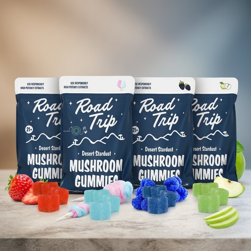 Road Trip Desert Stardust Gummies 8ct - THCA - The Green House Houston