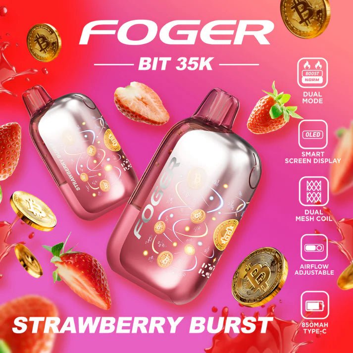 Foger Bit 35K Disposable Vapes - THCA - The Green House Houston