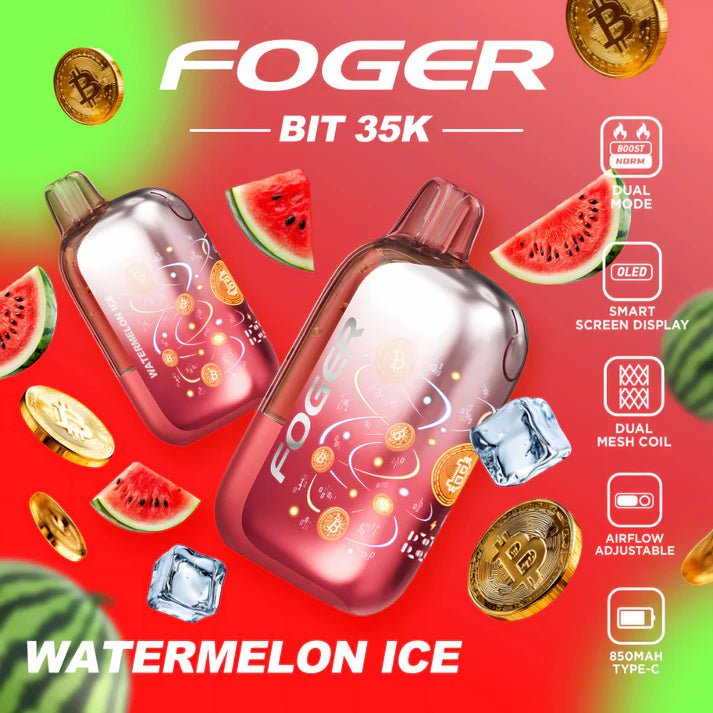 Foger Bit 35K Disposable Vapes - THCA - The Green House Houston