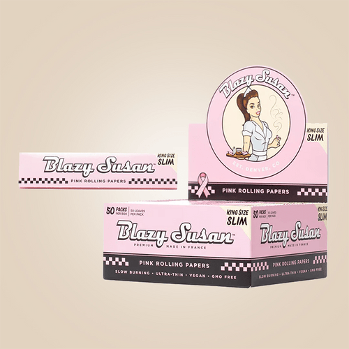 Blazy Susan King Size Slim Rolling Papers Single Pack - THCA - The Green House Houston