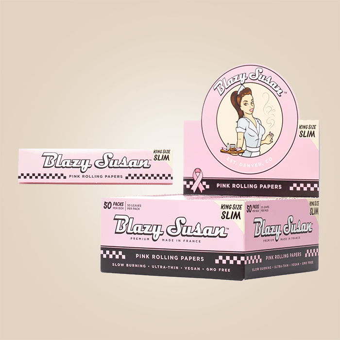 Blazy Susan King Size Slim Rolling Papers Single Pack - THCA - The Green House Houston
