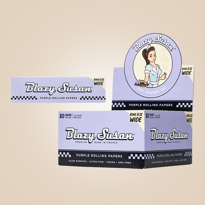 Blazy Susan King Size Wide Rolling Papers - THCA - The Green House Houston