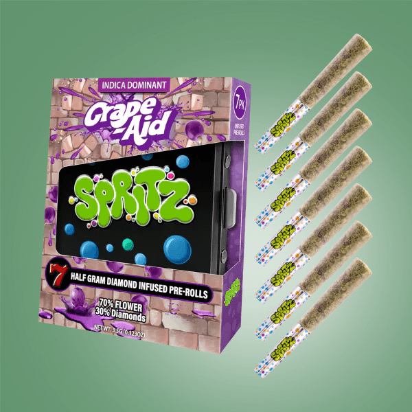 Spritz Prerolls 7ct - THCA - The Green House Houston