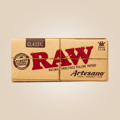 RAW Artesano Tray Rolling Papers - THCA - The Green House Houston