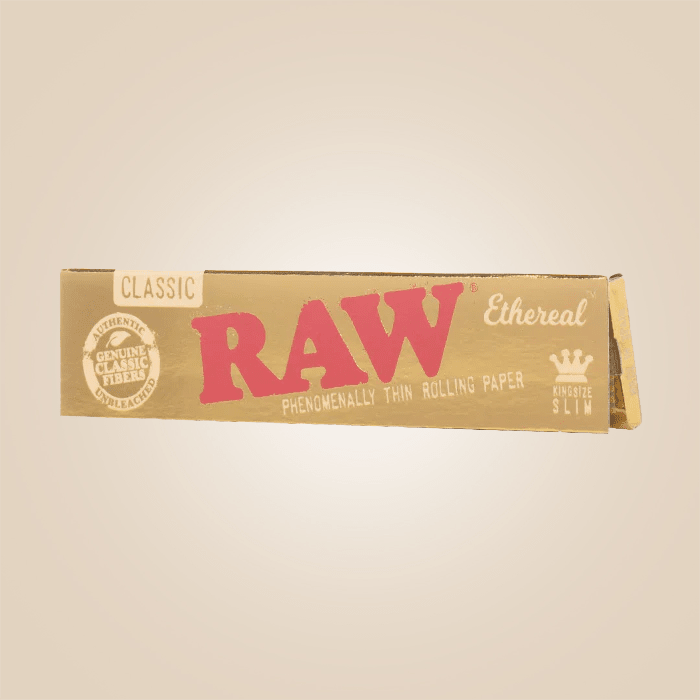 RAW Ethereal King Size Slim Rolling Papers - THCA - The Green House Houston