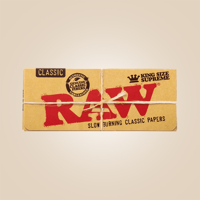 RAW King Size Supreme Rolling Papers - THCA - The Green House Houston