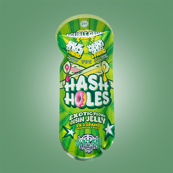 Wazabi Hash Holes THCA Double Drop Preroll 2ct - THCA - The Green House Houston